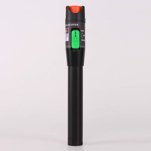 🔴 30MW Metal VFL Visual Fault Locator with FC-LC Adapter 📶 30KM Fiber Optic Red Light Pen For All SC FC LC Cables