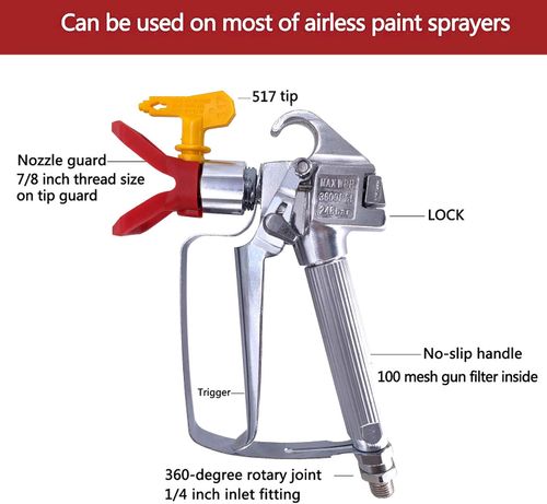 🎨Airless Paint Sprayer Gun | High Pressure Latex Paint Spray Tool