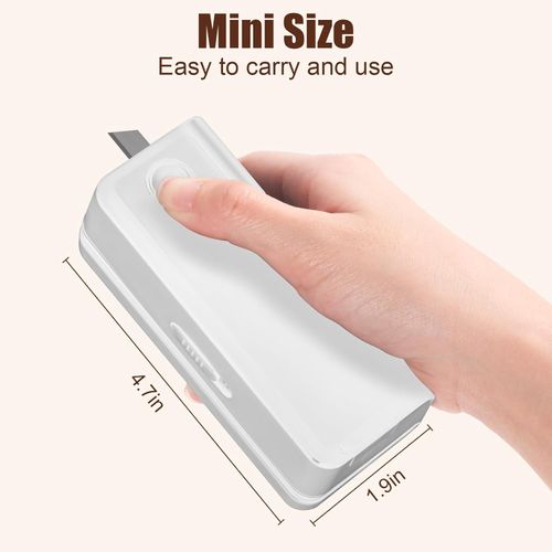 🔋Rechargeable Mini Bag Sealer, Portable Heat Sealer for Coffee & Snack Bags✨