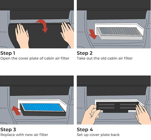 Engine Air Filter For Toyota Corolla 2007-2018 Dust Resistant Car Replacement Part