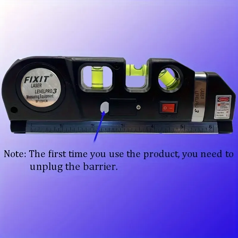 📏 Multi-Function Laser Level Tool with Tape Measure ✅ High Precision Infrared Laser Level for Home Renovation