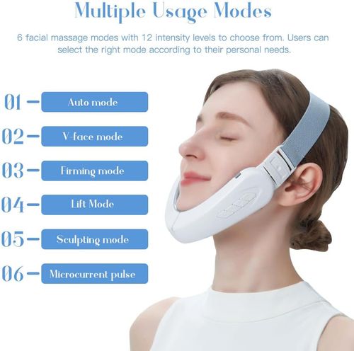 ✨EMS V-Face Shaping Massager | Comes With 2 Extra Replacement Gel Pads