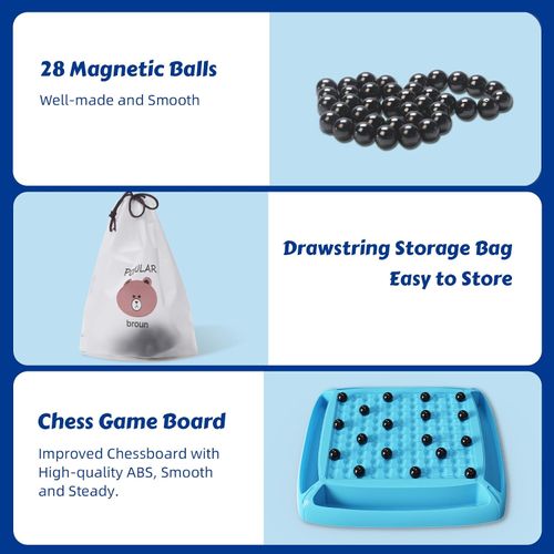 🧲Fun Magnetic Battle Board Game For Family‑time
