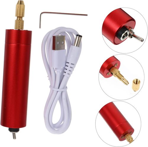 🔋 Cordless Mini Electric Drill | USB Rechargeable for DIY Crafts & Jewelry Making