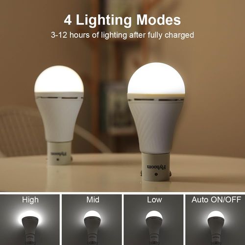 ☀️30W Solar Charging LED Bulb with Remote Control, IP65 Waterproof Emergency Light