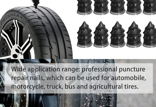 Tubeless Tire Repair Nail Kit (5 Small + 5 Large)