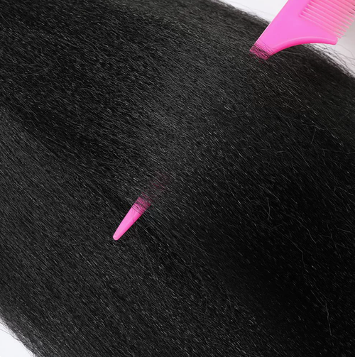 Color 1BT30: Ombré Pre-Stretched Braiding Hair (26 Inches) Includes a Bonus Dual-Color (Yellow & Pink) Crochet Hook. HeatResistant Material, Designed Specifically for Braiding Styles for African Women.