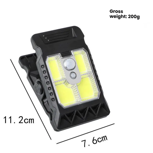 Solar lighting clips outdoor lights human body induction super bright lights waterproof 8 hours home camping balcony lights courtyard.