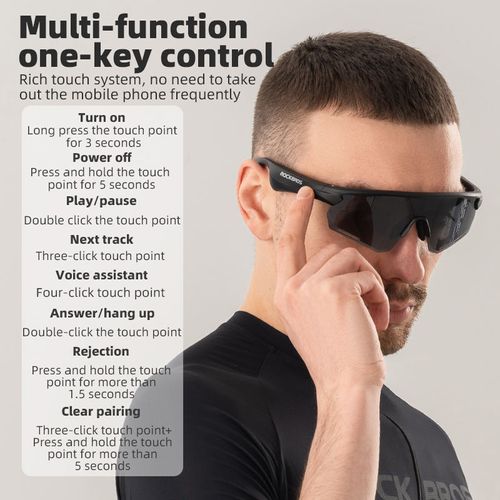ROCKBROS Bluetooth Cycling Glasses