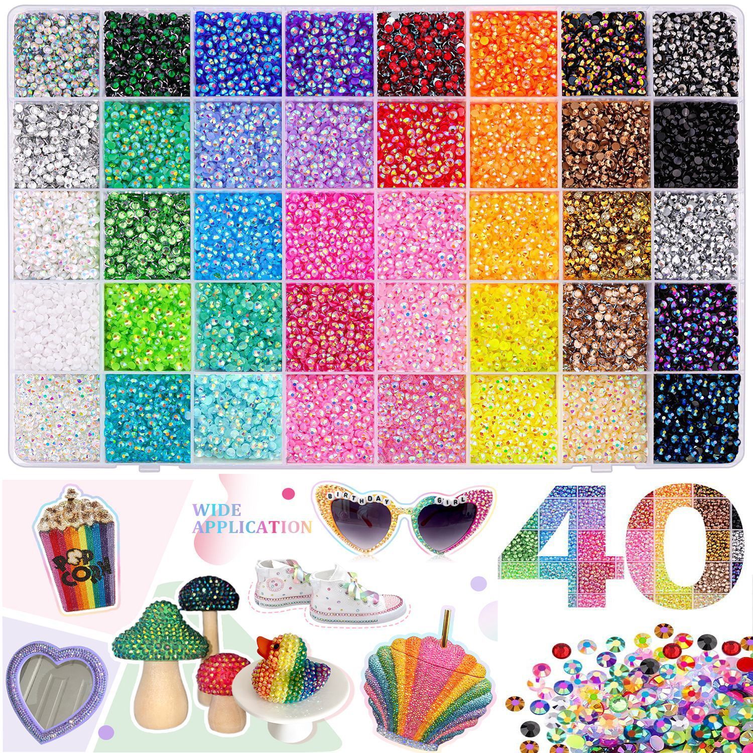 Resin jewelry diamond