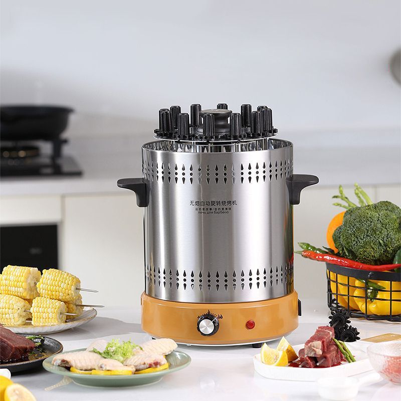 Household smokeless electric oven
