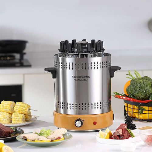 Household smokeless electric oven