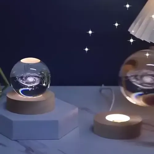 LED SPHERE – LUZ NOTURNA PARA UMA ATMOSFERA CÓSMICA