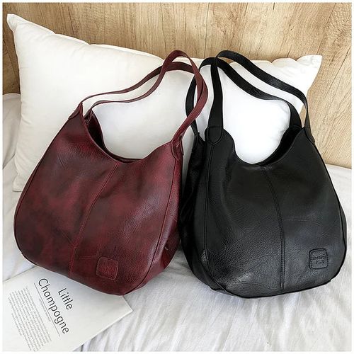 2025 Novos Produtos Retro Couro Macio Bolsa de Ombro Feminina