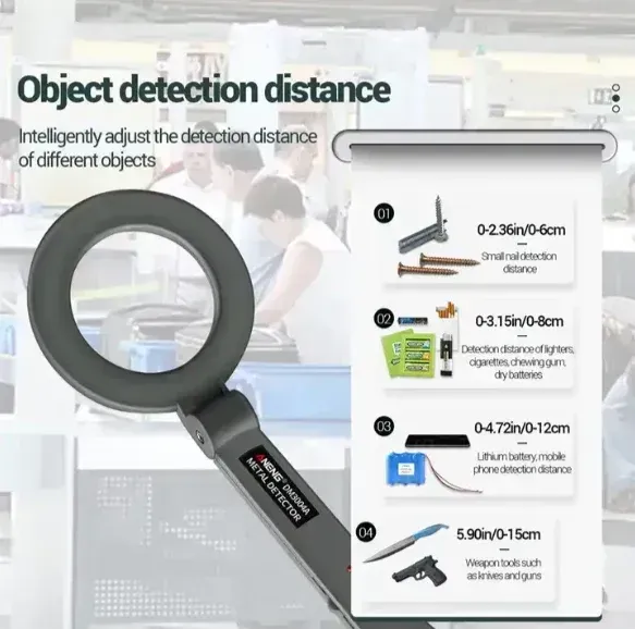 Détecteur de métaux souterrain pliable et portable pour or, instrument de mesure électronique, détecteur de trésor