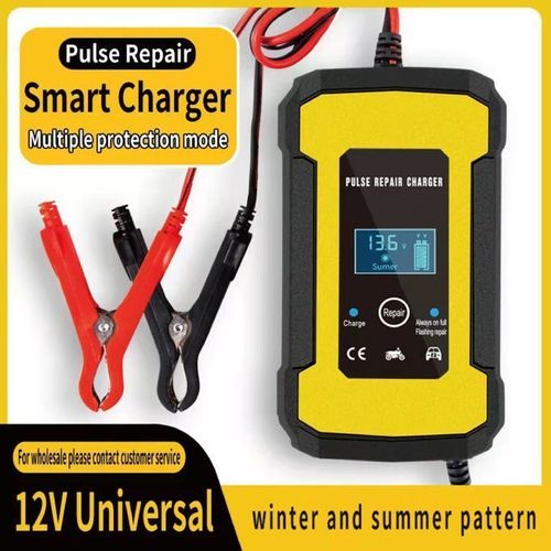 Carregador de bateria de carro 12V 6A inteligente totalmente automático
