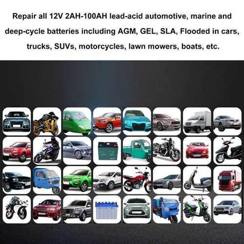 Carregador de bateria de carro 12V 6A inteligente totalmente automático