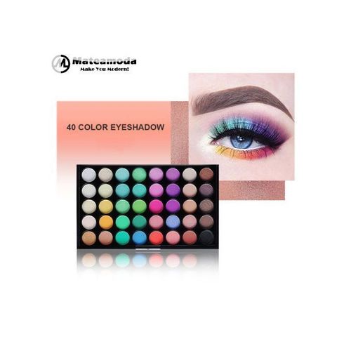 Paleta de sombras para os olhos com 40 cores - Paleta de maquiagem para os olhos.
