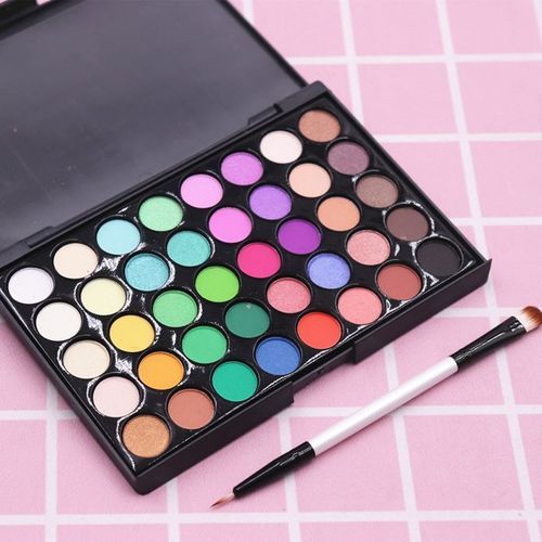 Paleta de sombras para os olhos com 40 cores - Paleta de maquiagem para os olhos.