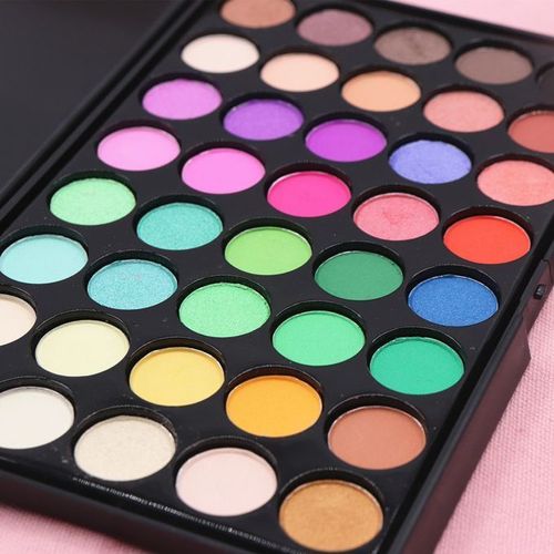 Paleta de sombras para os olhos com 40 cores - Paleta de maquiagem para os olhos.