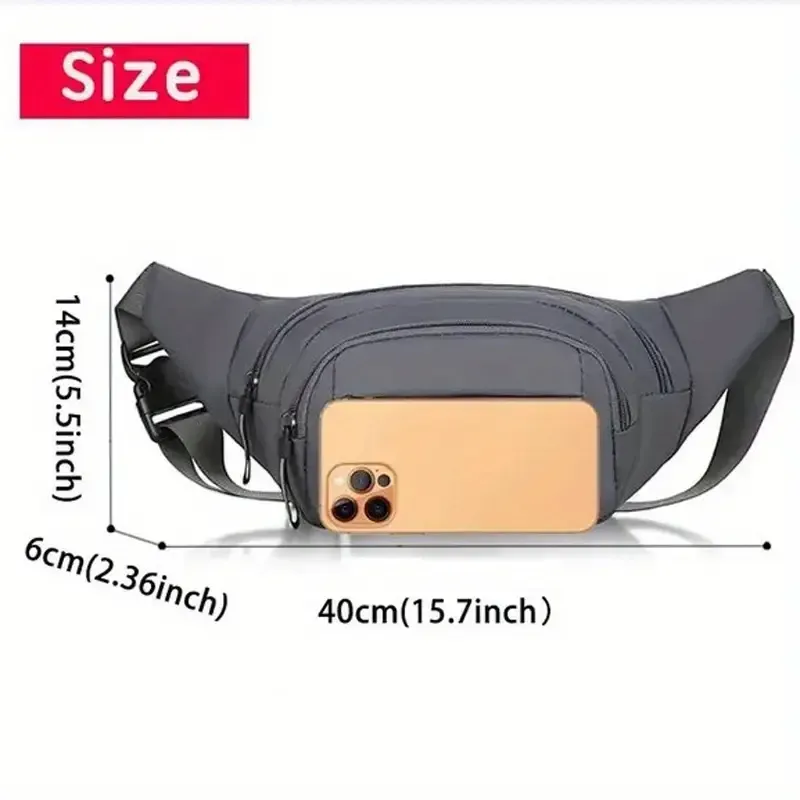 Men'S Belt Bag Women'S Waist Bag Waist Bag Hiking Travel Camping Running Sports Outdoor