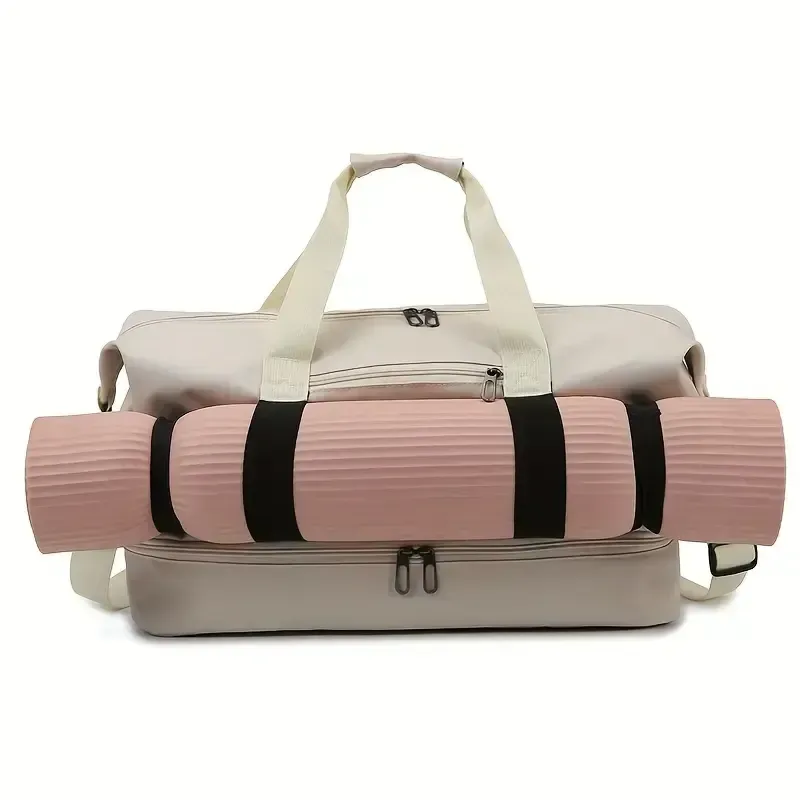 Grande bolsa de viagem impermeável extra grande com separação seca e úmida。