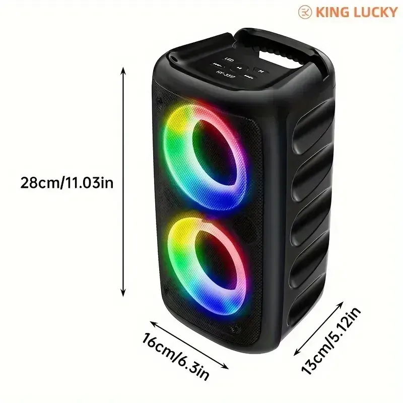 Gravadora sem fios KING LUCKY HY-3317 com microfone.