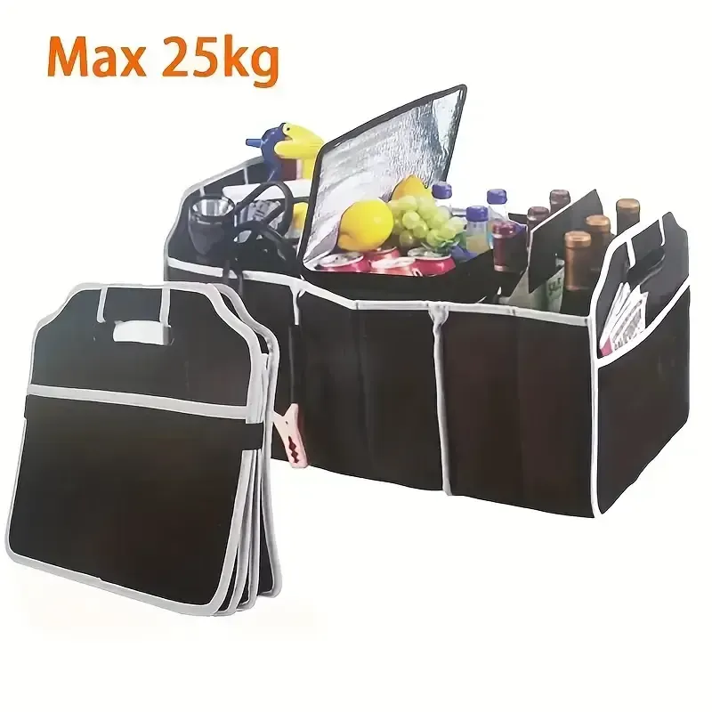 Organizador de porta-bagagens de carro universal dobrável portátil
