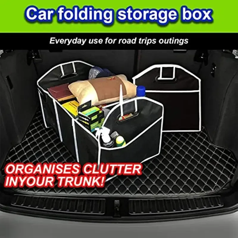 Organizador de porta-bagagens de carro universal dobrável portátil