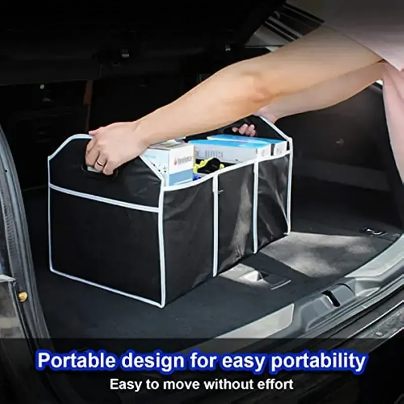 Organizador de porta-bagagens de carro universal dobrável portátil