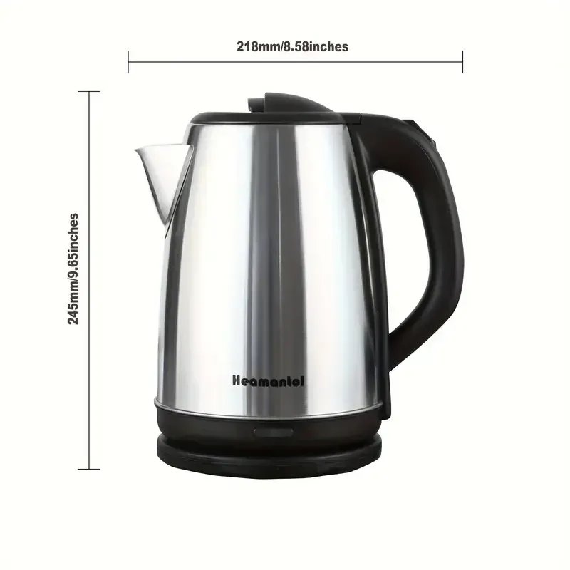 Bouilloire électrique Heamantol, bouilloire à eau chaude de 700W, théière et bouilloire, arrêt automatique et protection contre la surchauffe.