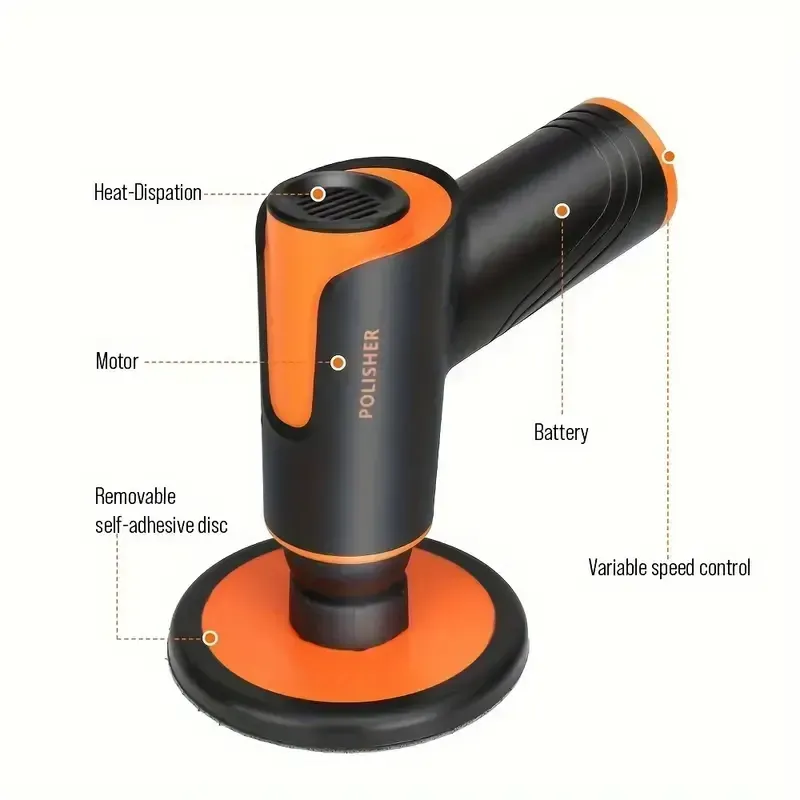 Polidora multifuncional recarregável sem fio 100W