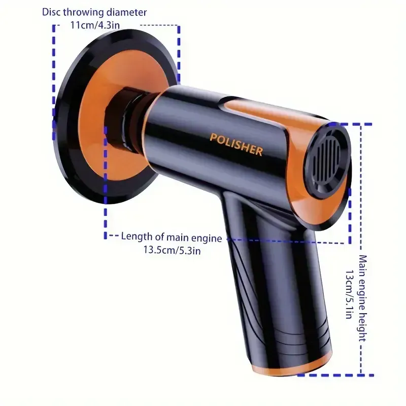 Polidora multifuncional recarregável sem fio 100W