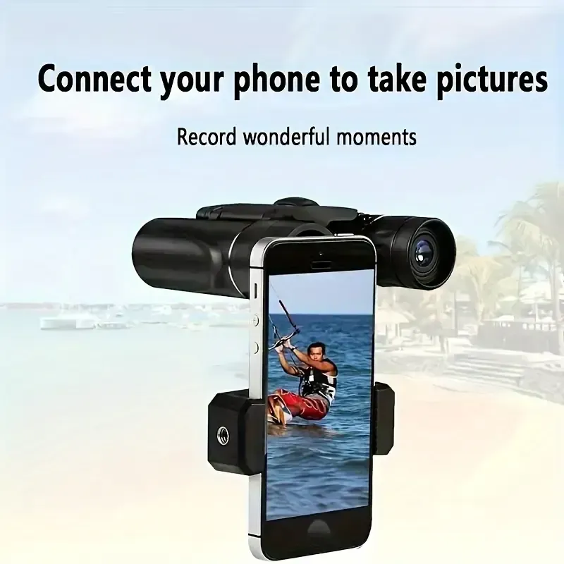 Long Range HD Zoom Powerful Binoculars, Portable Folding for Outdoor Tourism and Camping