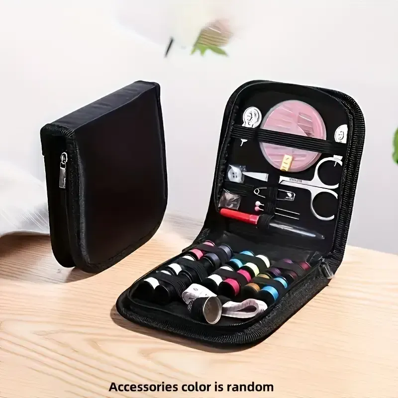 Kit de Costura Portátil Colorido para Viagem