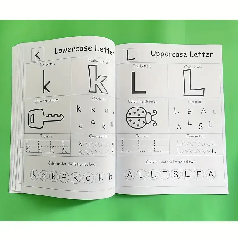 53-Page Comprehensive Alphabet Phonics Workbook - Learn English Language with 26 Letters A-Z, Fun Coloring Activities for Preschool and Kindergarten Learning - Perfect for Early Childhood Education and Language Development