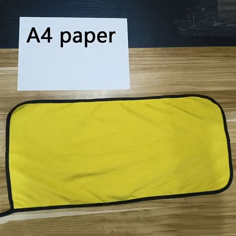3pc Premium Suction Microfiber Car Wash Towels, Ultra Soft & Thick Polyester Vehicle Care & Detailing Cloth, for Exterior Maintenance