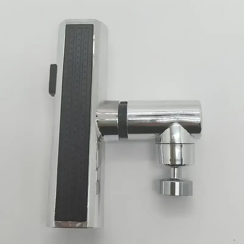 Adaptador de torneira multifuncional universal ABS, fluxo em cascata de 3 velocidades, cabeça de spray giratória à prova de respingos, sem necessidade de eletricidade, fácil instalação, atualização elegante