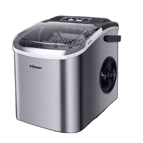 Nova máquina de gelo comercial com limpeza automática para cafeterias de negócios.