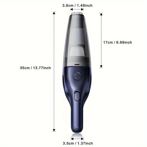 Aspirador portátil sem fio para carro familiar, aspirador potente com sucção USB, mini aspirador de limpeza, equipado com diversos acessórios, adequado para carro, casa, escritório e outras ferramentas de fenda.