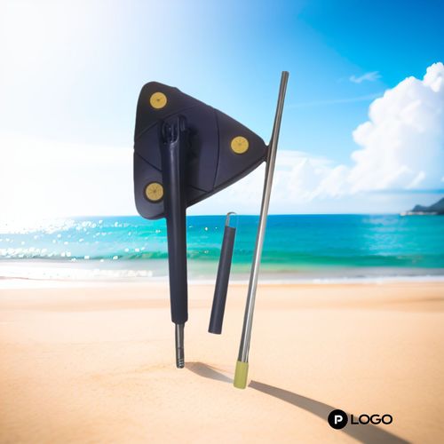 1 conjunto, esfregão de limpeza triangular giratório 360 °, 4 panos de reposição, esfregão de alça longa, esfregão de torção com as mãos livres, esfregão úmido e seco