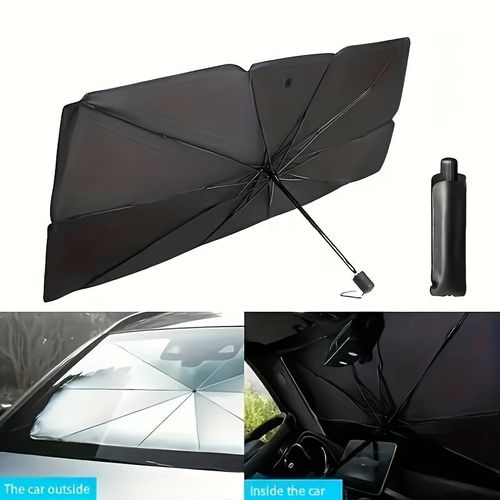 Pára-sol do carro pára-brisa dianteiro proteção solar e pára-sol de isolamento térmico, equipamento de cortina blackout, pára-brisa do carro guarda-chuva pequeno