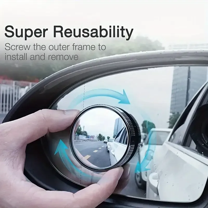 2 peças espelho retrovisor espelho auxiliar