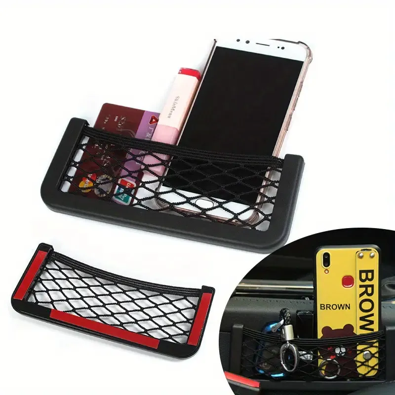 4Pcs Car Mesh Organizador Bolsos