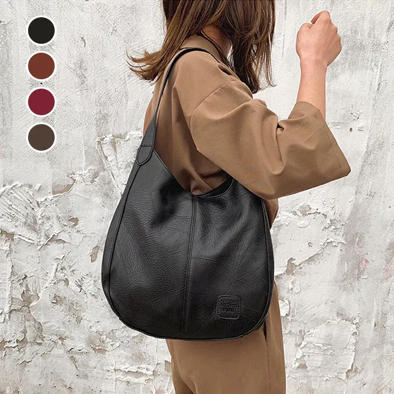 2025 Novos Produtos Retro Couro Macio Bolsa de Ombro Feminina
