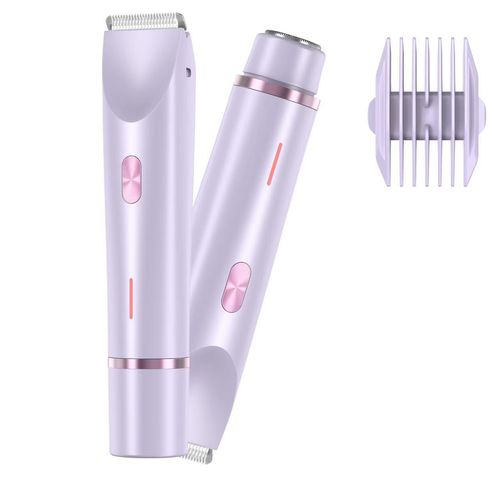 2 em 1 Feminino Tor Bikini, Face Virilha Pelos Aparador IP X7 Nariz Máquina Depiladora Corporal Completa para Unissex...