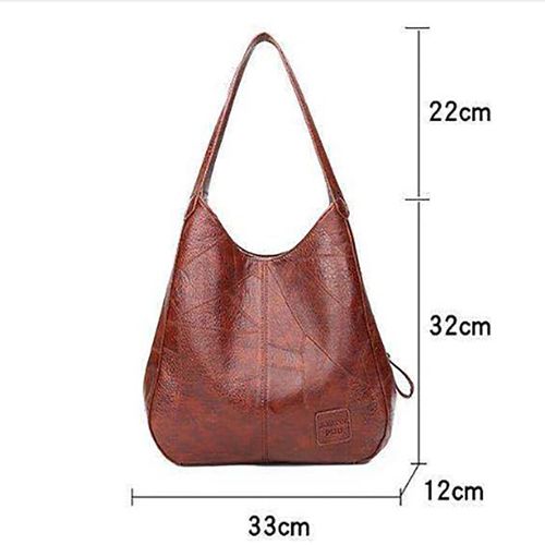 2025 Novos Produtos Retro Couro Macio Bolsa de Ombro Feminina
