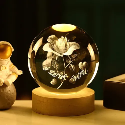 LED SPHERE – LUZ NOTURNA PARA UMA ATMOSFERA CÓSMICA