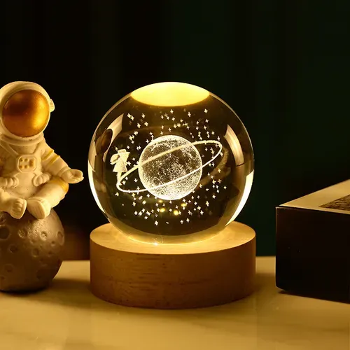 LED SPHERE – LUZ NOTURNA PARA UMA ATMOSFERA CÓSMICA