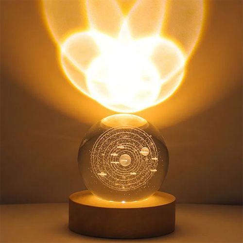 LED SPHERE – LUZ NOTURNA PARA UMA ATMOSFERA CÓSMICA